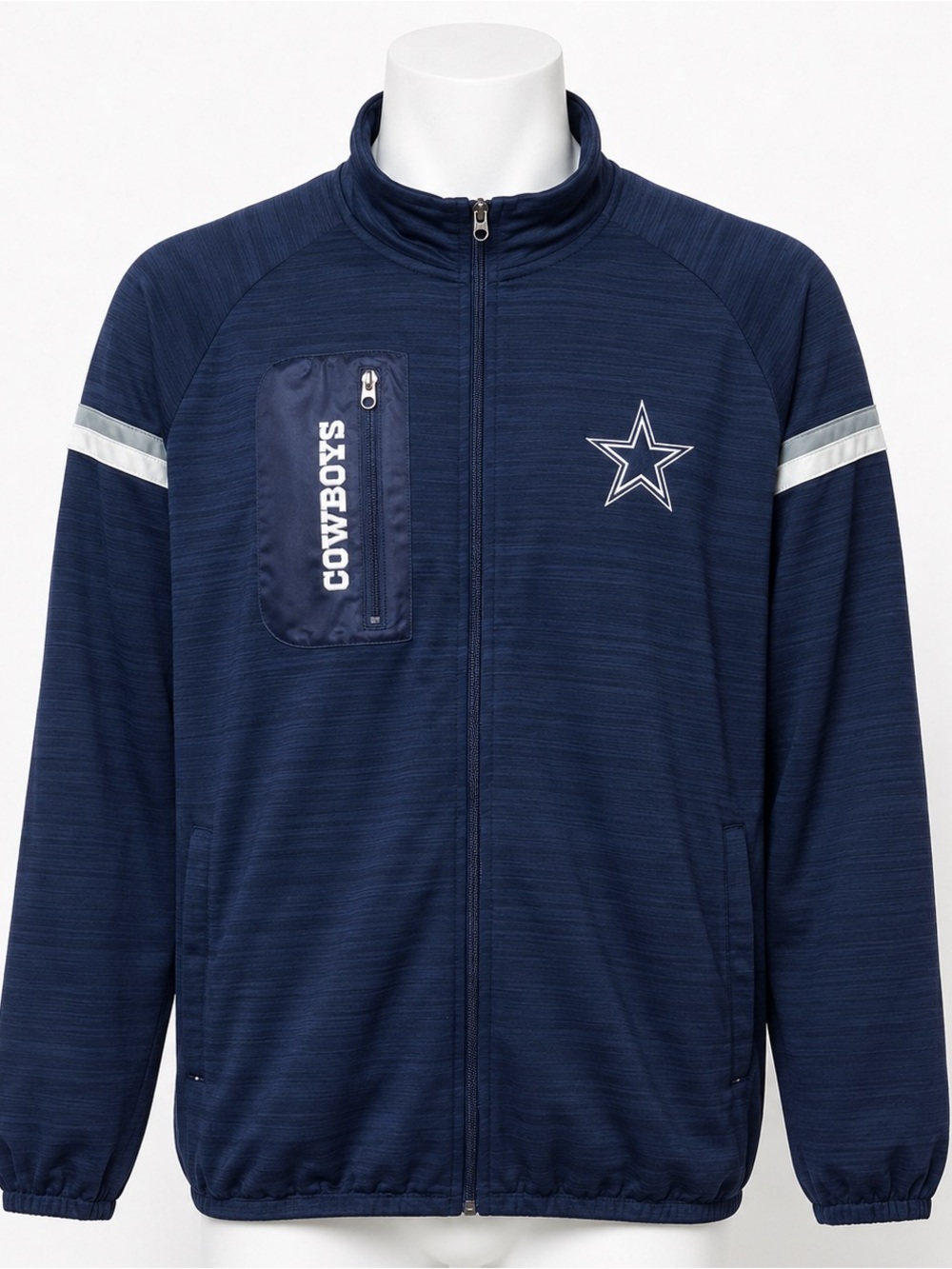 NFL Dallas Cowboys Navy Full-Zip Track Jacket Men’s XXL